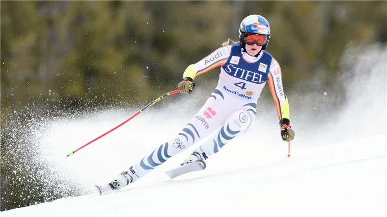 Emma Aicher fuhr auf den 9. Platz.