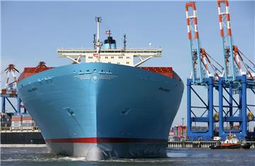 „Emma Maersk“, E-Klasse, Maersk Line 397 Meter, 56 Meter Breite, 15 000 TEU