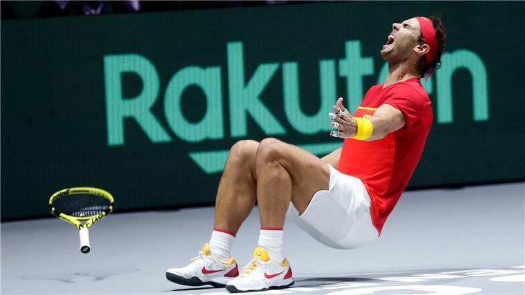 Nadals Abschied in Malaga - Gegen Deutschland? Emotional feierte Rafael Nadal den Davis-Cup-Titel 2019 - es war sein fünfter.