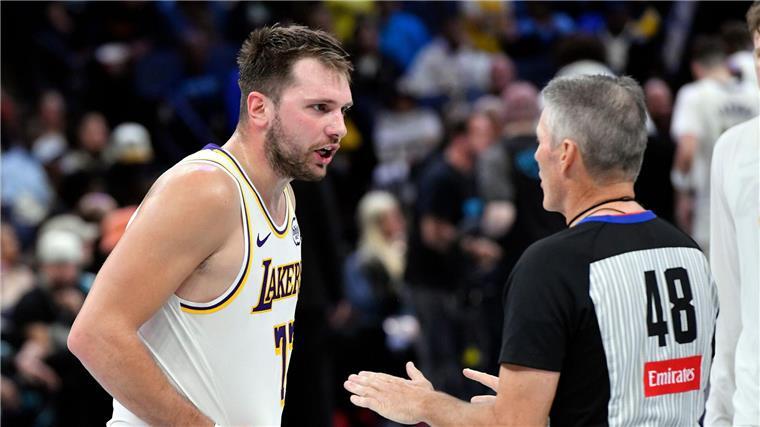 Erfolgreiches Comeback nach kurzer Verletzungspause: Luka Doncic trug für die Los Angeles Lakers gegen die Memphis Grizzlies starke 44 Punkte bei.