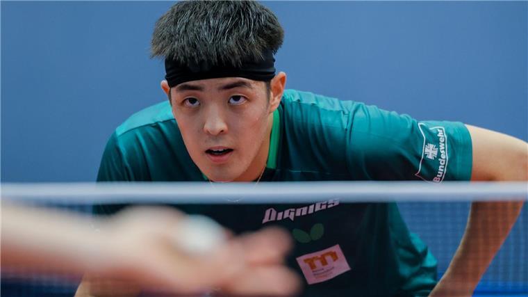 Deutsche Tischtennis-Teams erreichen EM-Achtelfinale Erfolgreiches EM-Debüt: Ex-Europameister Dang Qiu gewann sein erstes Spiel bei der Team-Europameisterschaft in Zadar.