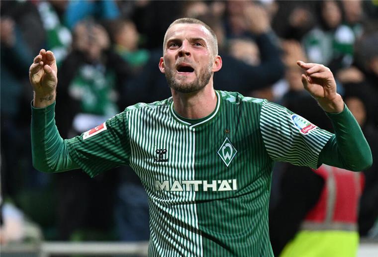 Erleichterung pur: Marvin Ducksch macht das 2:0.