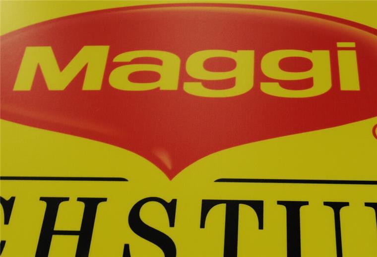 Warnung vor möglichen Glassplittern: Maggi ruft Brühen im Glas zurück Der Schriftzug von Maggi.