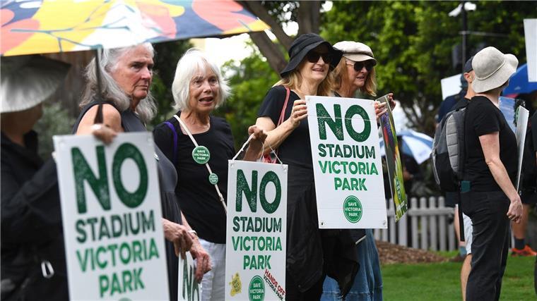 Es gibt bereits Proteste gegen Victoria Park als Standort des neuen Stadions.