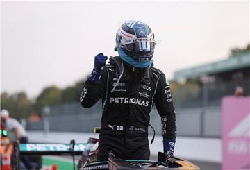 Es läuft für Valtteri Bottas vom Team Mercedes: Er ist in Monza die schnellste Zeit im Qualifying gefahren.