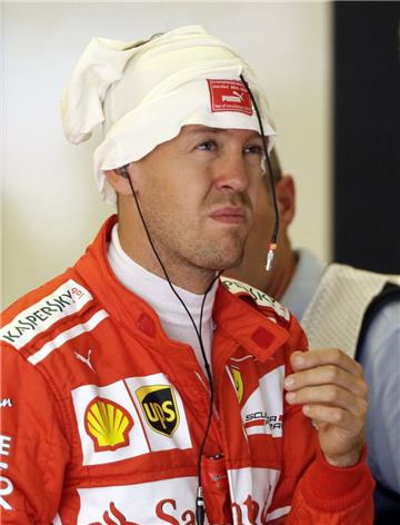 Es sieht nicht gut aus für Ferrari-Pilot Sebastian Vettel:  Die Serie von Problemen setzt sich auch in Austin fort.