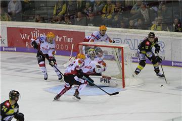 Es war ein enges Spiel zwischen den Krefeld Pinguinen und den Fischtown Pinguins.