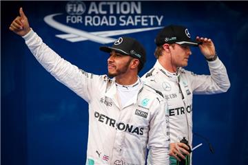 Ewige Konkurrenten: Lewis Hamilton (links) und Nico Rosberg.