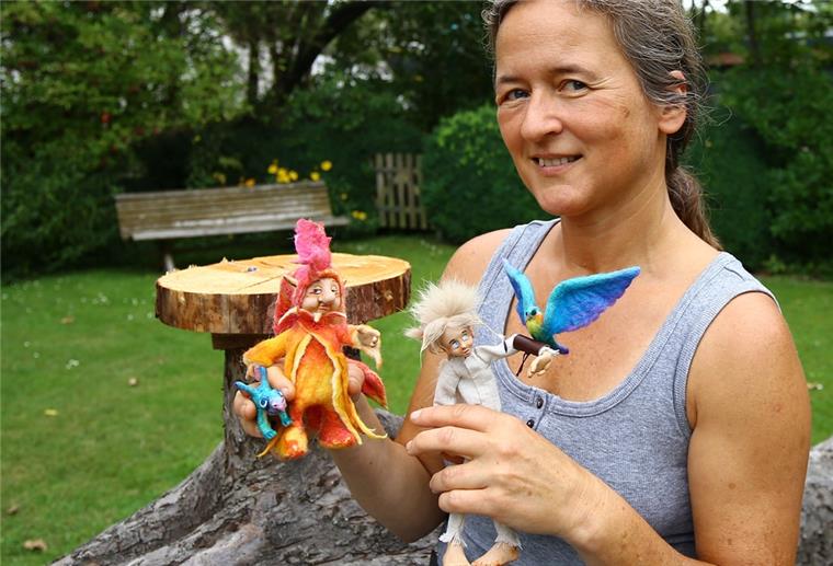 Fantastische Kunst: Diese zwei Figuren werden in den nächsten Geschichten von Andrea Tömösy wichtige Rollen spielen.