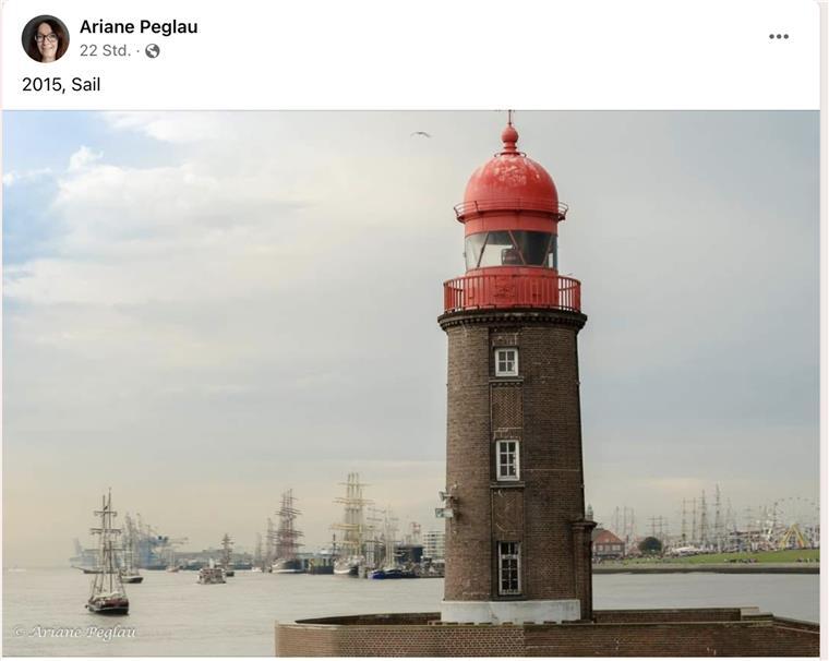 Fast wie früher: Der Leuchtturm während der Sail 2015.