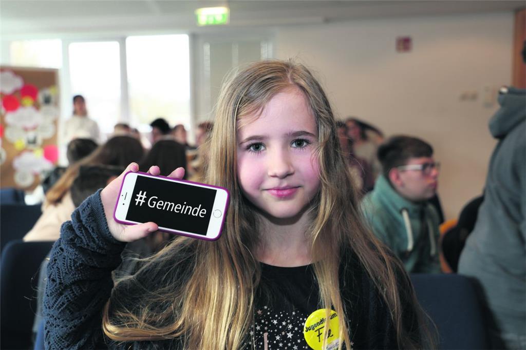 Fee Becker (12 Jahre) aus Hollen: „Es geht um die Gemeinde. Wir wollen etwas für die Gemeinde machen und die Gemeinde etwas für uns.“
