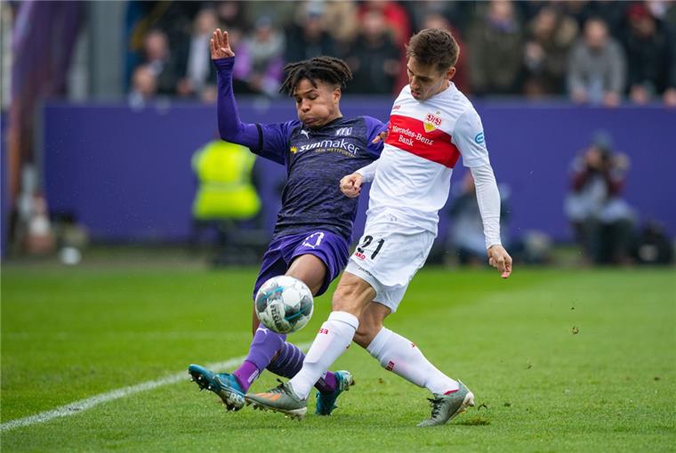 Felix Agu vom VfL Osnabrück wird Bremer - nur der Zeitpunkt steht noch nicht fest. 