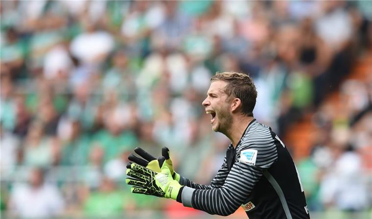 Felix Wiedwald gerät bei Werder Bremen in die Schusslinie der Kritiker.