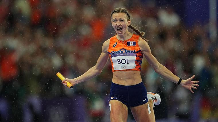 Femke Bol führte die NIederlande zu Staffel-Gold