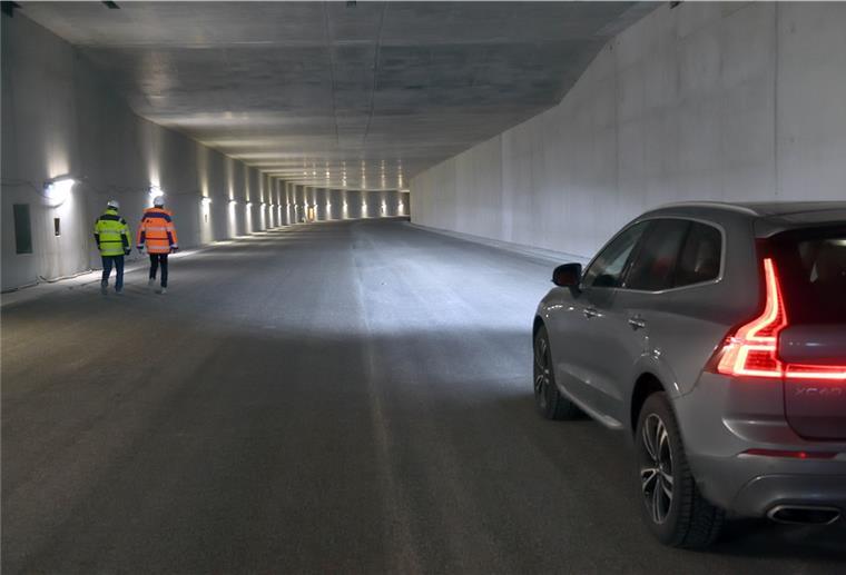 Fertig oder nicht? Darum gibt es erneut Streit zwischen der Wirtschaftsförderungsgesellschaft BIS und den Tunnelbauern.