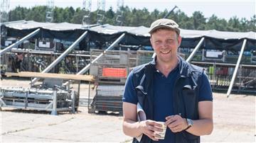 Festivalleiter Jasper Barendregt hat trotz langer Tage gut Lachen.