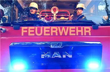 Feuer auf einer Mülldeponie in Cuxhaven.