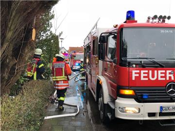 Feuerwehreinsatz am Mittwoch in Spaden.