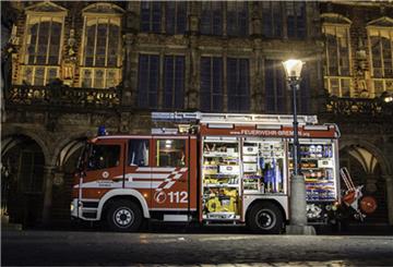 Feuerwehreinsatz im Bremer Rathaus.