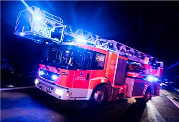 Feuerwehreinsatz in einer Unterkunft für Obdachlose in Bremen.