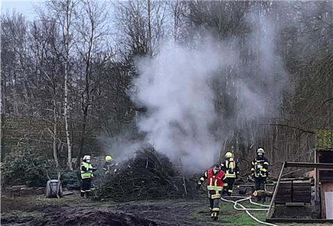 Feuerwehreinsatz in Sottrum: Kein großer Brand, dafür starke Rauchentwicklung. 