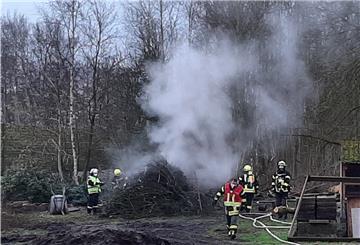 Feuerwehreinsatz in Sottrum: Kein großer Brand, dafür starke Rauchentwicklung. 