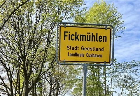Fickmühlen: Ein Ort, über den Auswärtige gerne lachen.