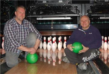 Lars Wendler und Jens Nickel vom Beyond Bowling in Bremerhaven
