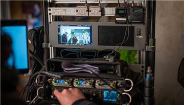 Filmdreh im einstigen Tivoli-Theater Bremerhaven. Es geht um den Schauspieler Hans Albers, den Ken Duken mimt. 