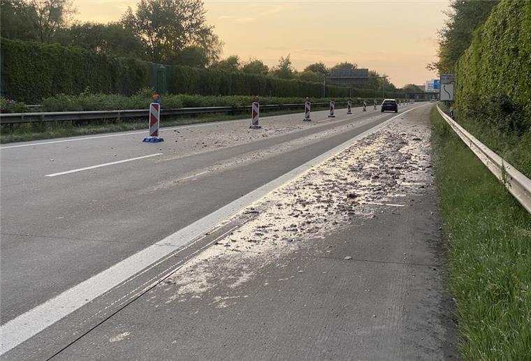 Ih! Das muss stinken - Fischabfälle landen auf der A27 Fischabfälle auf der A27: Die Autobahn musste gesperrt und aufwendig gereinigt werden.