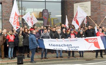 Fischereihafen -Demo Betriebsrätekonferenz der Nordsee.