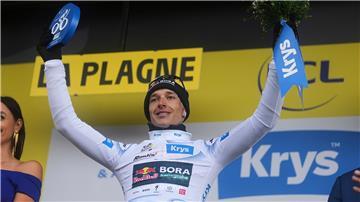 Florian Lipowitz hat auf der 19. Etappe der Tour de France den dritten Platz und das Weiße Trikot verteidigt. 
