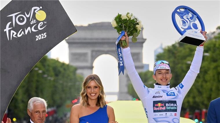WM und D-Tour? So geht es für Tour-Dritten Lipowitz weiter Florian Lipowitz nach seinem dritten Rang bei der Tour de France.