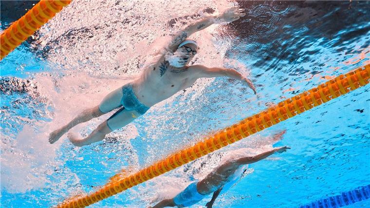 Wellbrock und Schwarz schwimmen um WM-Medaillen Florian Wellbrock hat am Sonntag Goldchancen.