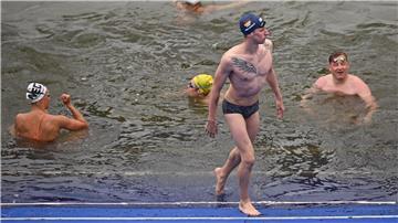 Florian Wellbrock hat in der Seine trainiert und getestet.