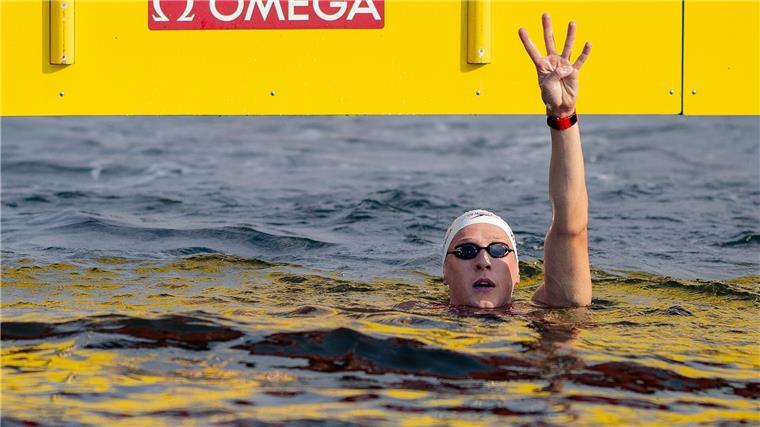 Schwarz glänzt mit Silber - Beste Schwimm-Bilanz seit 2009 Florian Wellbrock schaffte im Freiwasser Historisches.