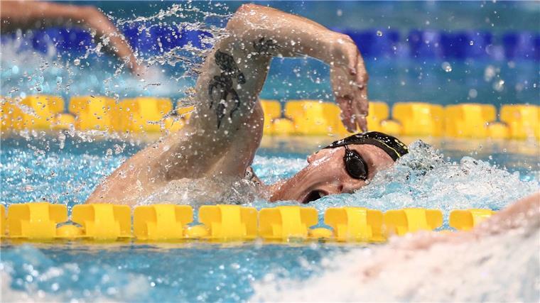 Florian Wellbrock schwimmt Weltjahresbestzeit über 1500 Meter Freistil