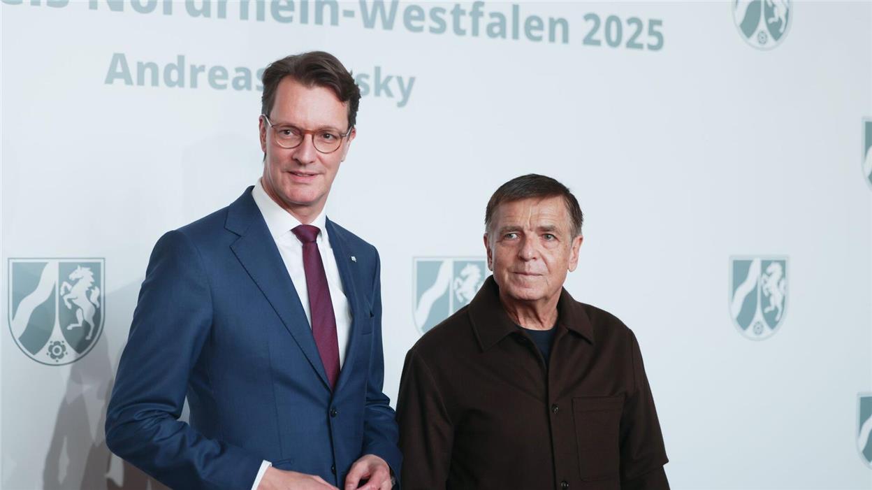 Foto-Kunststar Andreas Gursky (70) hat den NRW-Staatspreis erhalten. 
