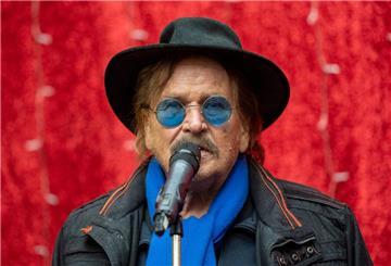 Frank Zander im letzten Jahr bei einer  Weihnachtsaktion für Obdachlose und Bedürftige in Berlin.