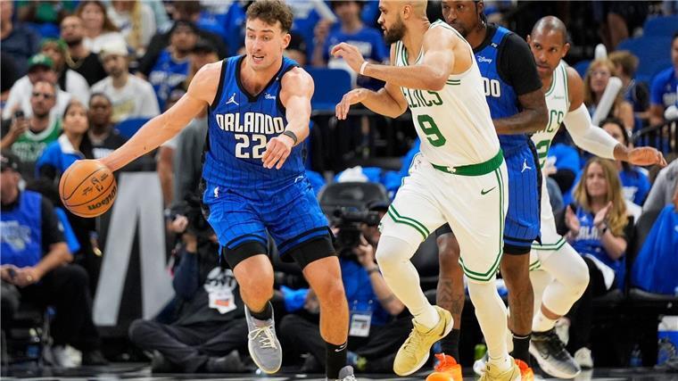 Franz Wagner bestreitet mit den Orlando Magic ein NBA-Spiel in seiner Heimatstadt Berlin.