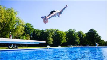 Freibadsaison im Nordwesten. 