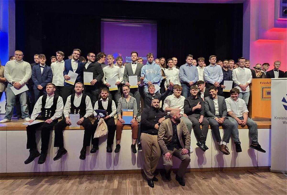 Abschluss der Ausbildung gefeiert Freisprechung Gesellen