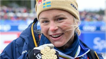 Frida Karlsson hat bei der Ski-WM in Trondheim jüngst zweimal Gold gewonnen. (Archivbild)