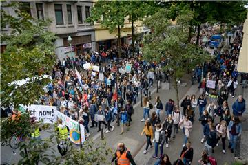 "Fridays For Future": Demonstration in Bremerhaven. 
