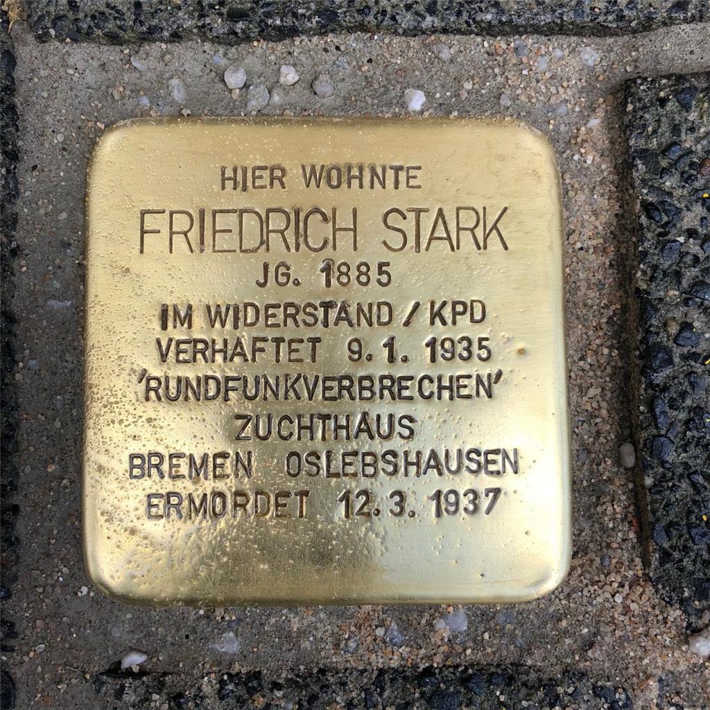Friedrich Stark, Sonnenstraße 1 Foto: Brockmann