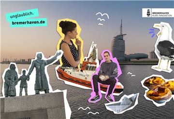 Frisch und modern kommt die neue Website www.unglaublich.bremerhaven.de daher.