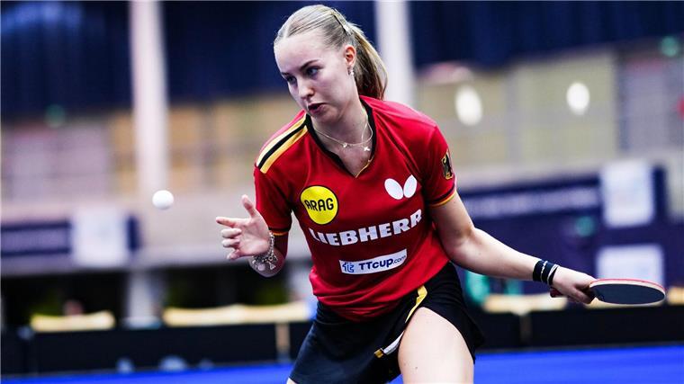 Frühes Aus in Frankfurt: Die deutsche Tischtennis-Hoffnung Annett Kaufmann.