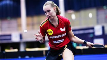 Frühes Aus in Frankfurt: Die deutsche Tischtennis-Hoffnung Annett Kaufmann.