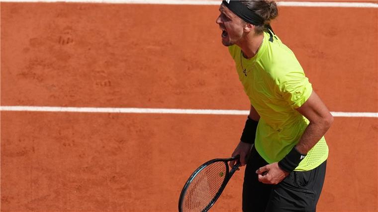 Für Alexander Zverev wird es in der zweiten Woche von Paris jetzt richtig ernst.