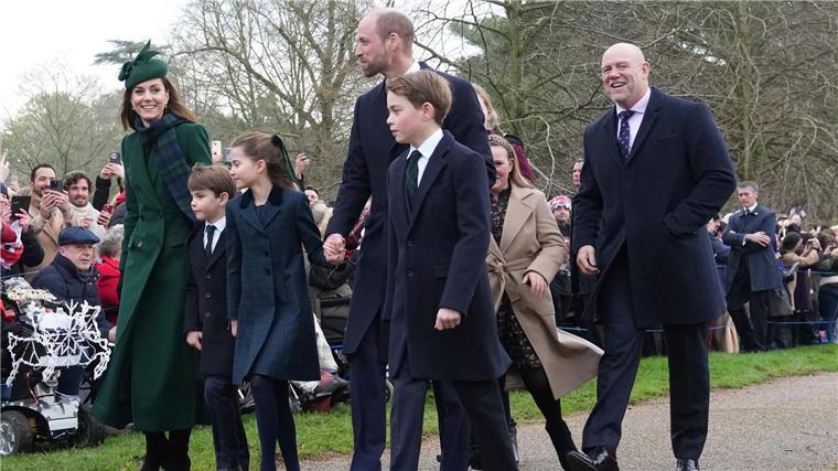 Für besonderes Aufsehen sorgte Prinzessin Kate, die sich seit ihrer Krebserkrankung und der beendeten Chemotherapie nur selten öffentlich gezeigt hatte.